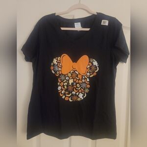 Disney X HALLOWEEN Minnie Tshirt L NEW